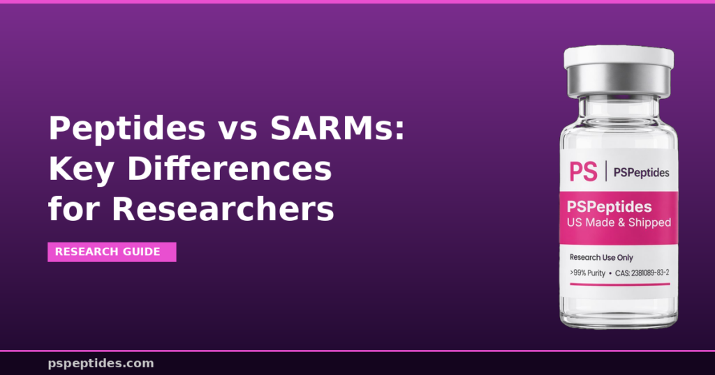 Peptides vs SARMs Key Differences for Researchers