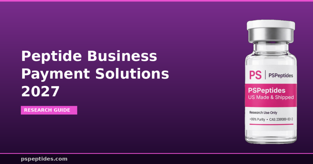 Peptide Business Payment Solutions 2027