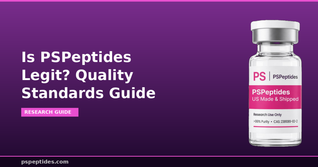 Is PSPeptides Legit Quality Standards Guide