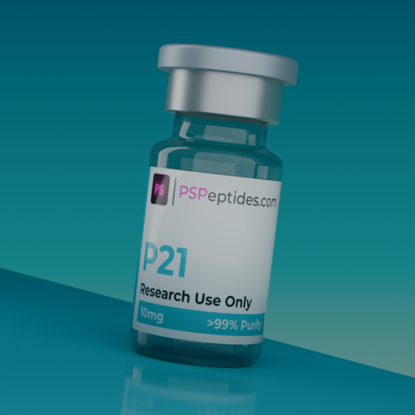 P21 (P021) 10mg lyophilized research peptide vial